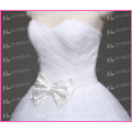 OEM Factory Sweetheart Criss-cross Lace Trim Low Back Simple Plain Wedding Dresses